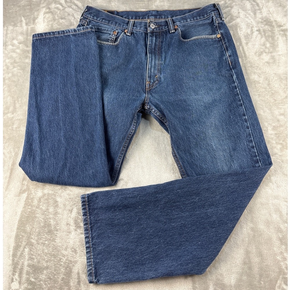 Levi's Jeans Mens 36x32 505 Regular Fit Blue Straight Leg Denim EUC